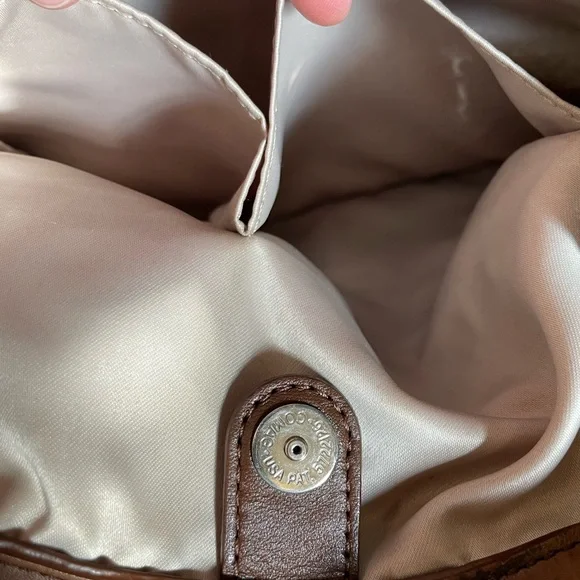 Coach Ashley Croc Embossed Leather Carry All satchel- Rehab - Picture 8 of 9